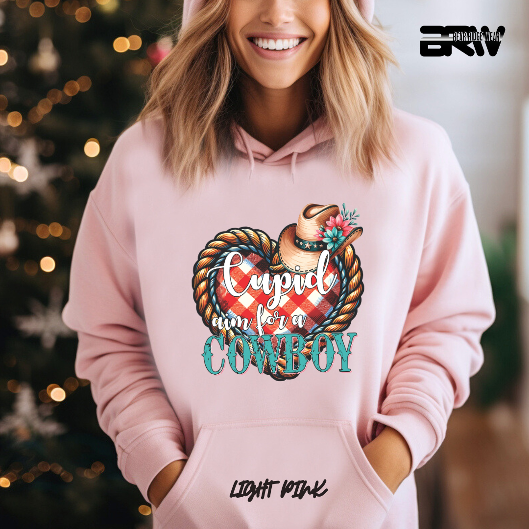 'Cupid Aim for a Cowboy' Hoodie