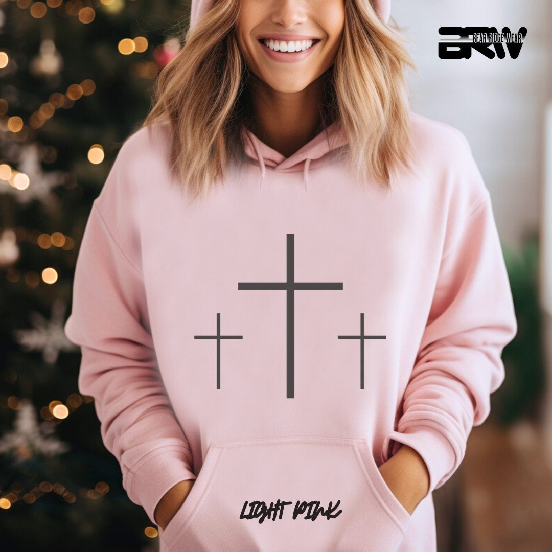 'Three Cross' Faith Hoodies