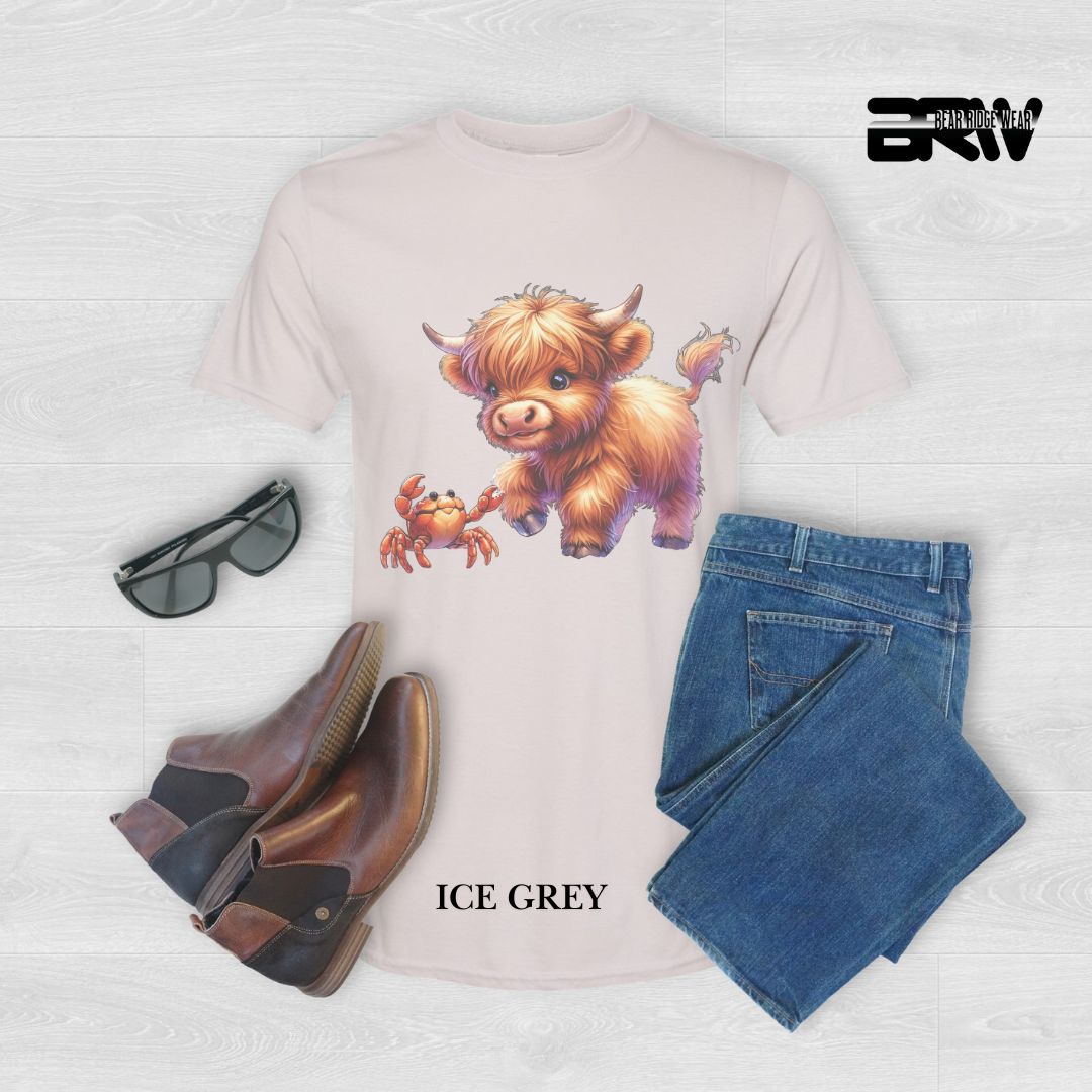'Highland Cow-Crab' 2 Summer Tee
