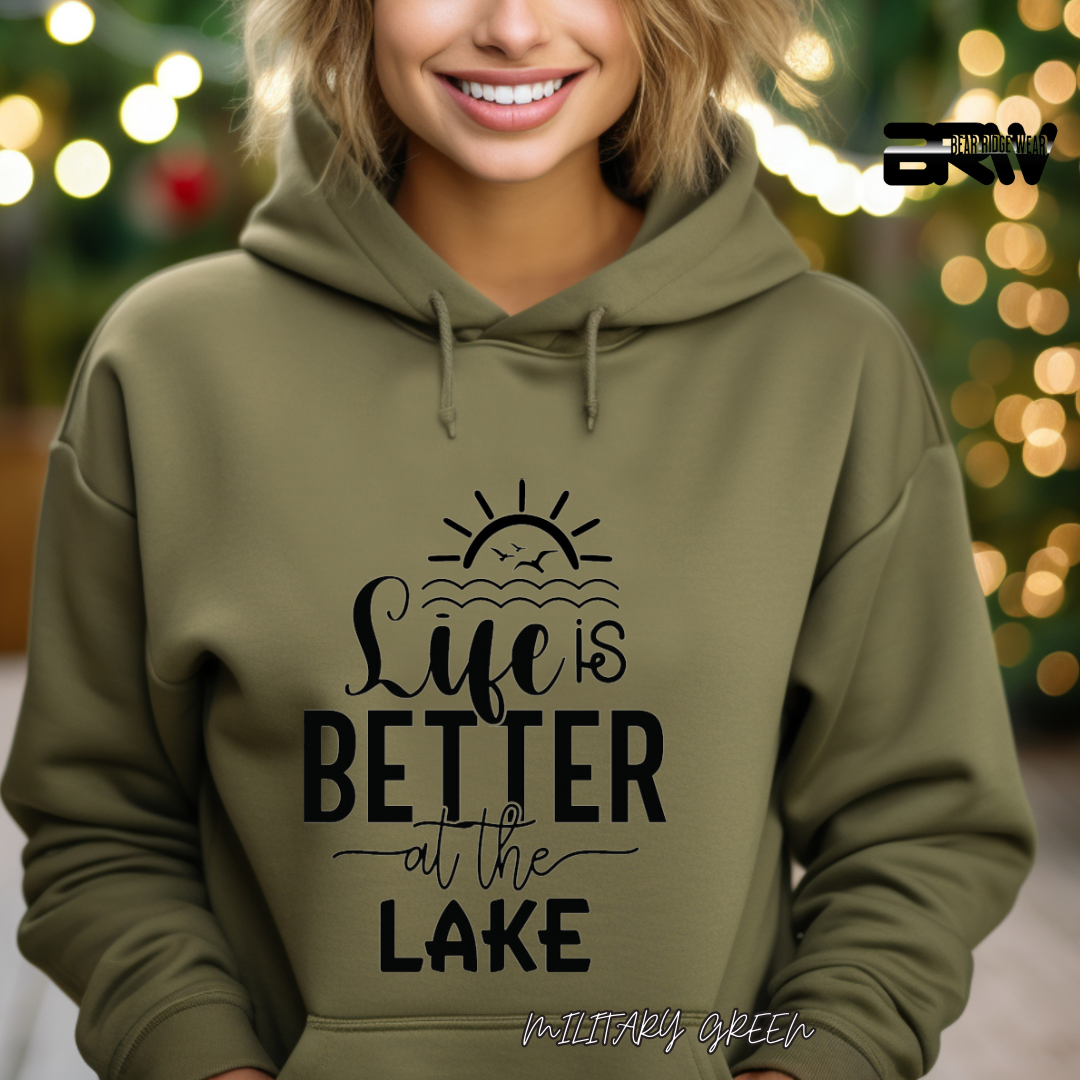 'Life is better at the lake' Hoodie
