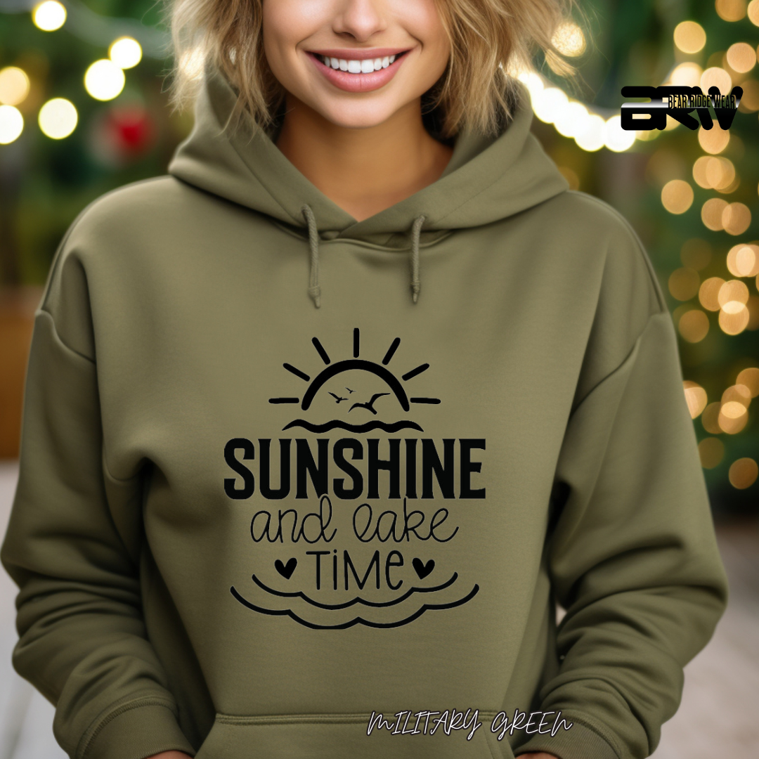 'Sunshine and lake time' Hoodie