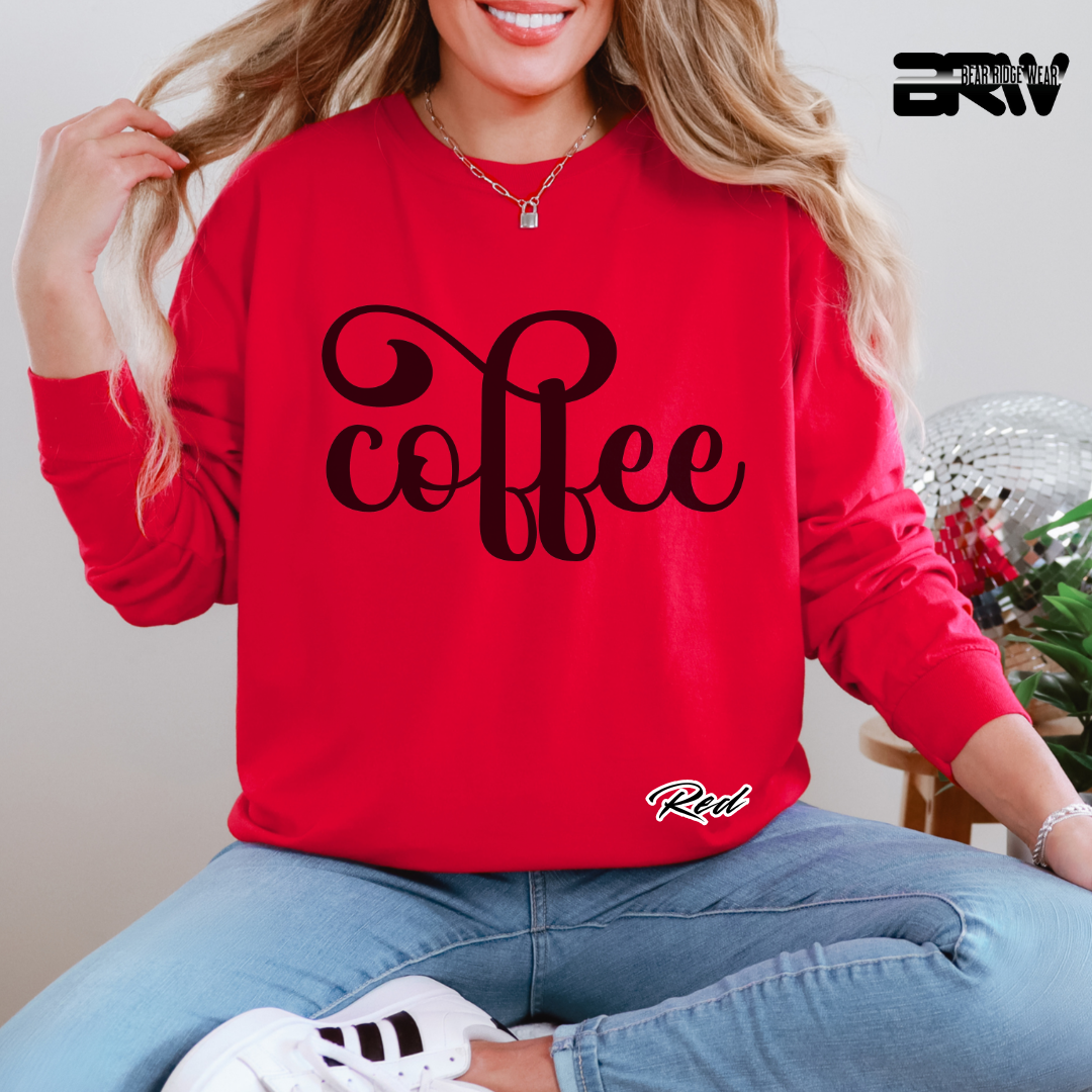 'Coffee' Long-Sleeve Tee