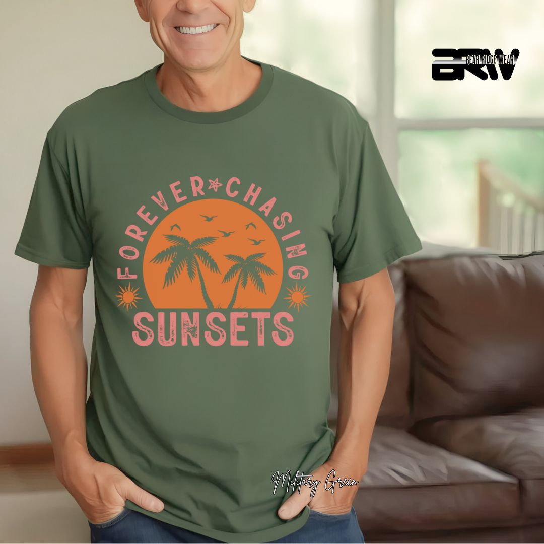 'Forever Chasing Sunsets' Summer T- Shirt