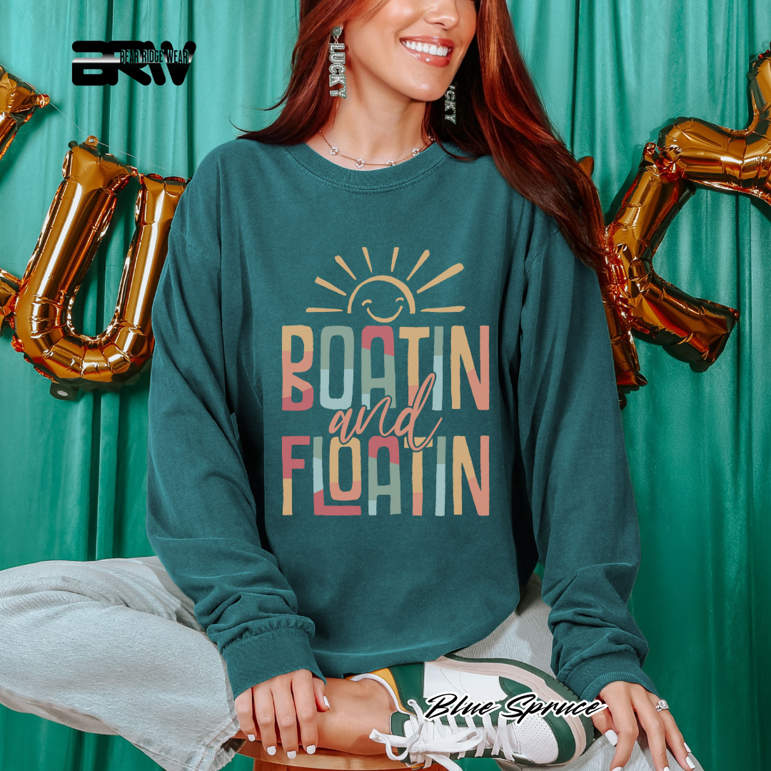 'Boat In and Float In' Long Sleeve Tee