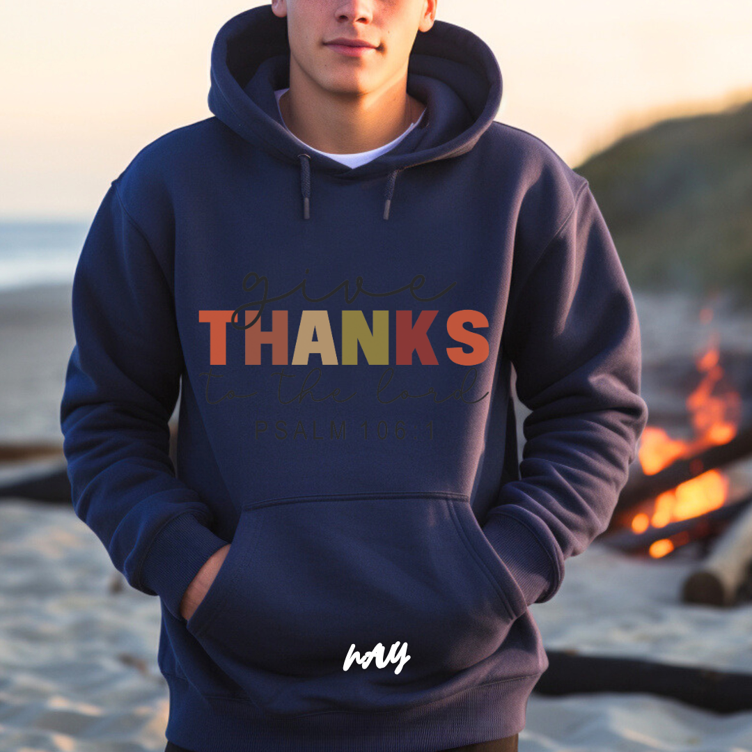 'Give Thanks To The Lord' Faith Hoodie