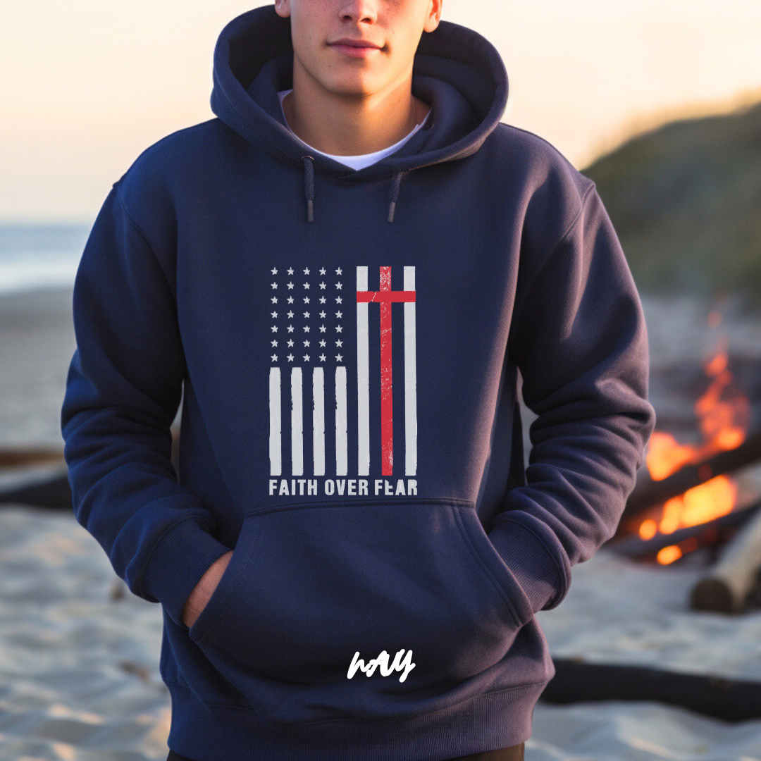 'Faith Over Fear' Faith Hoodie