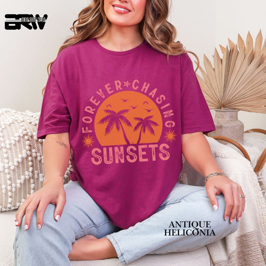 'Forever Chasing Sunsets' Summer Tee