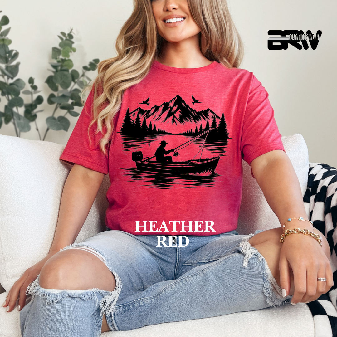 "Boat in the Lake" Tee