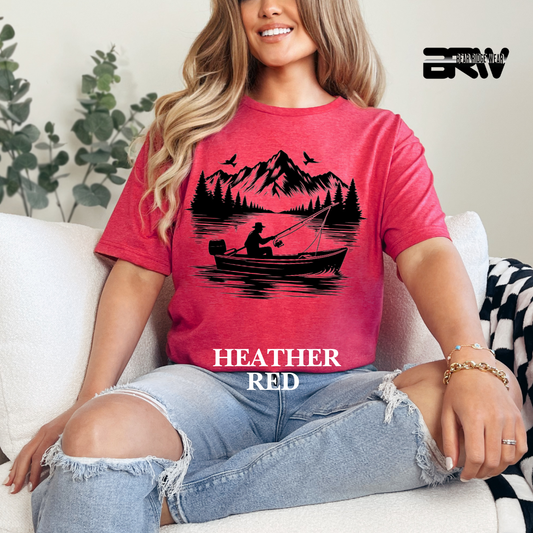 "Boat in the Lake" Tee