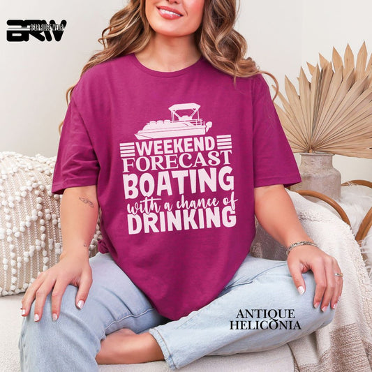 'Weather Forecast-Boating'  Summer Tee