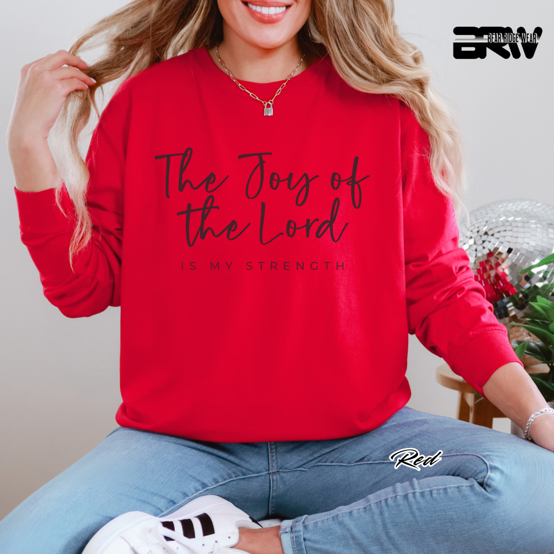 'The Joy Of The Lord Is My Strength' Faith Long-sleeve Tee