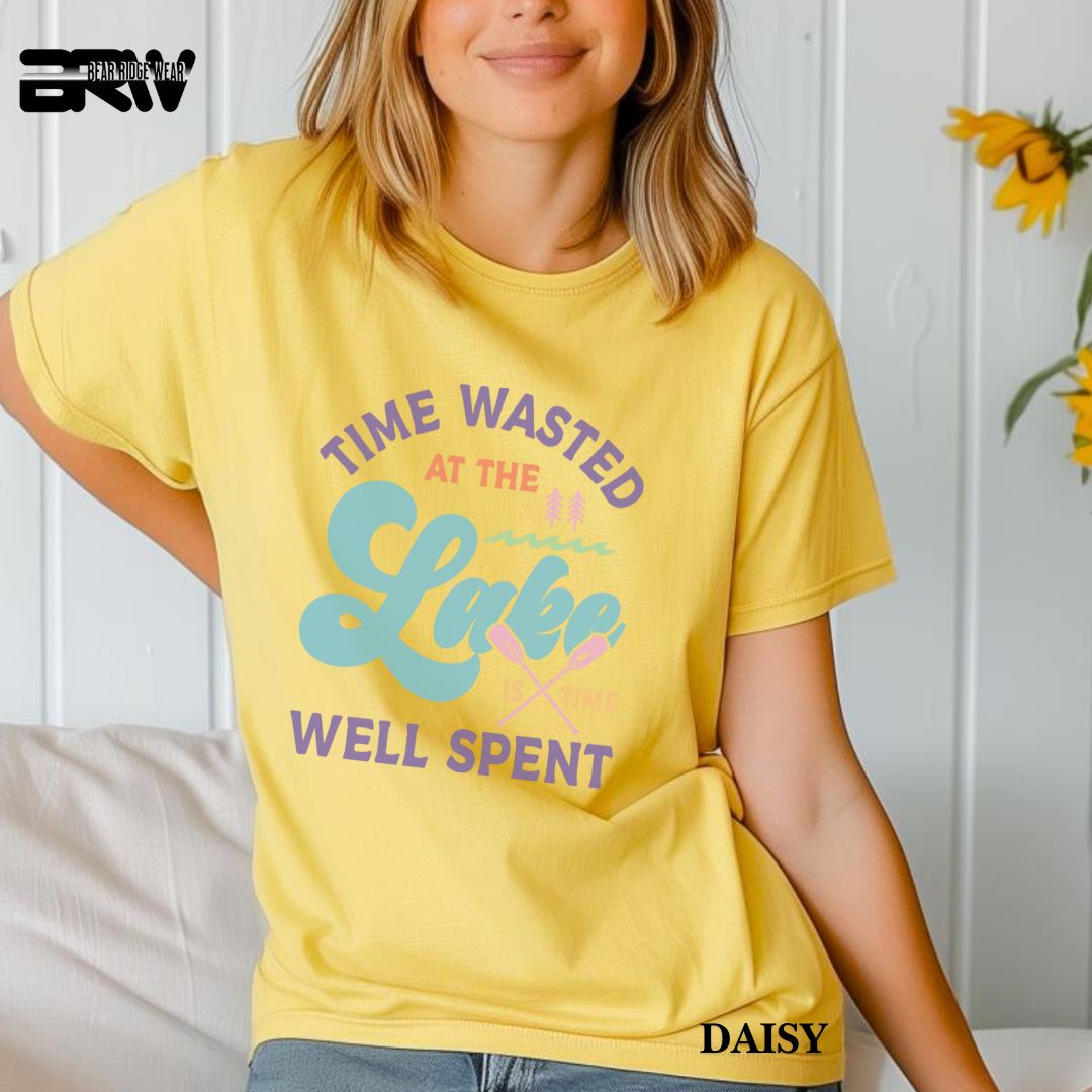 'Time Wasted At The Lake'  Summer Tee