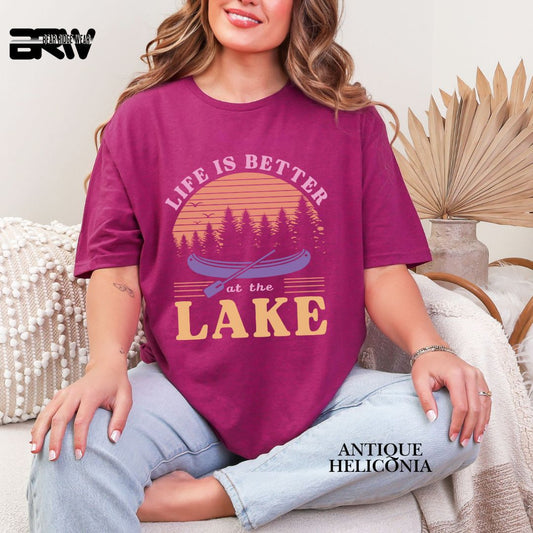 'Life Is Better At The Lake '  Summer Tee