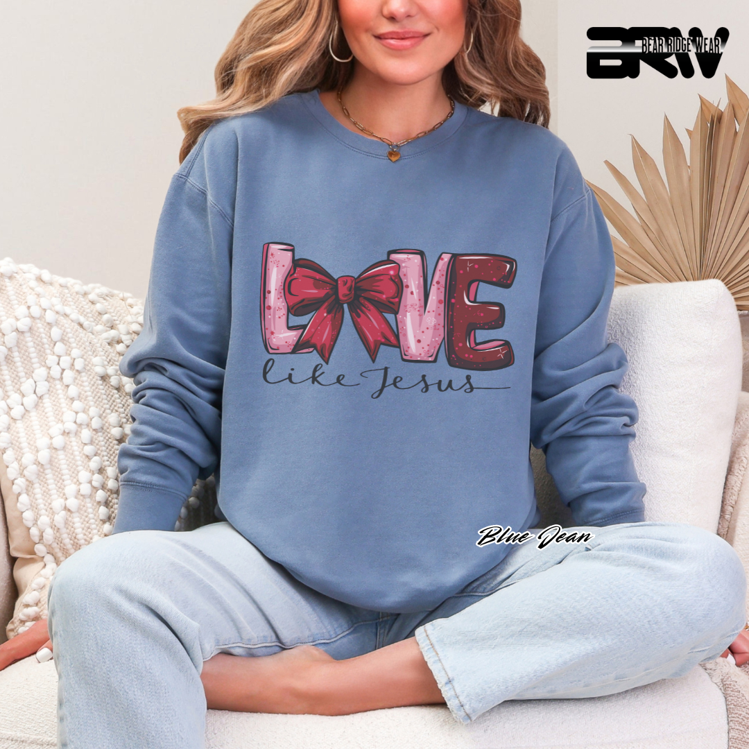 'Love Like Jesus' Crewneck Sweatshirt