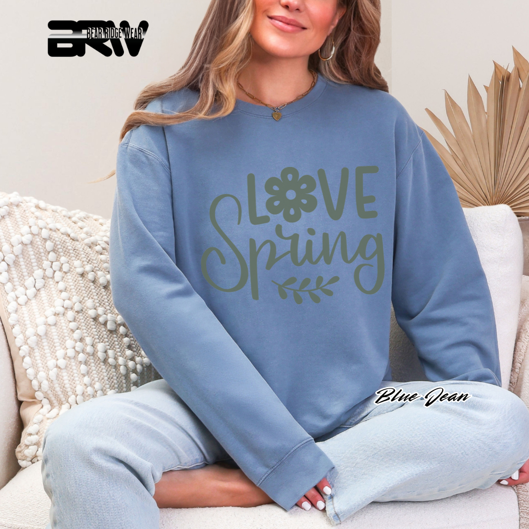 'Love Spring' Crewneck Sweatshirt