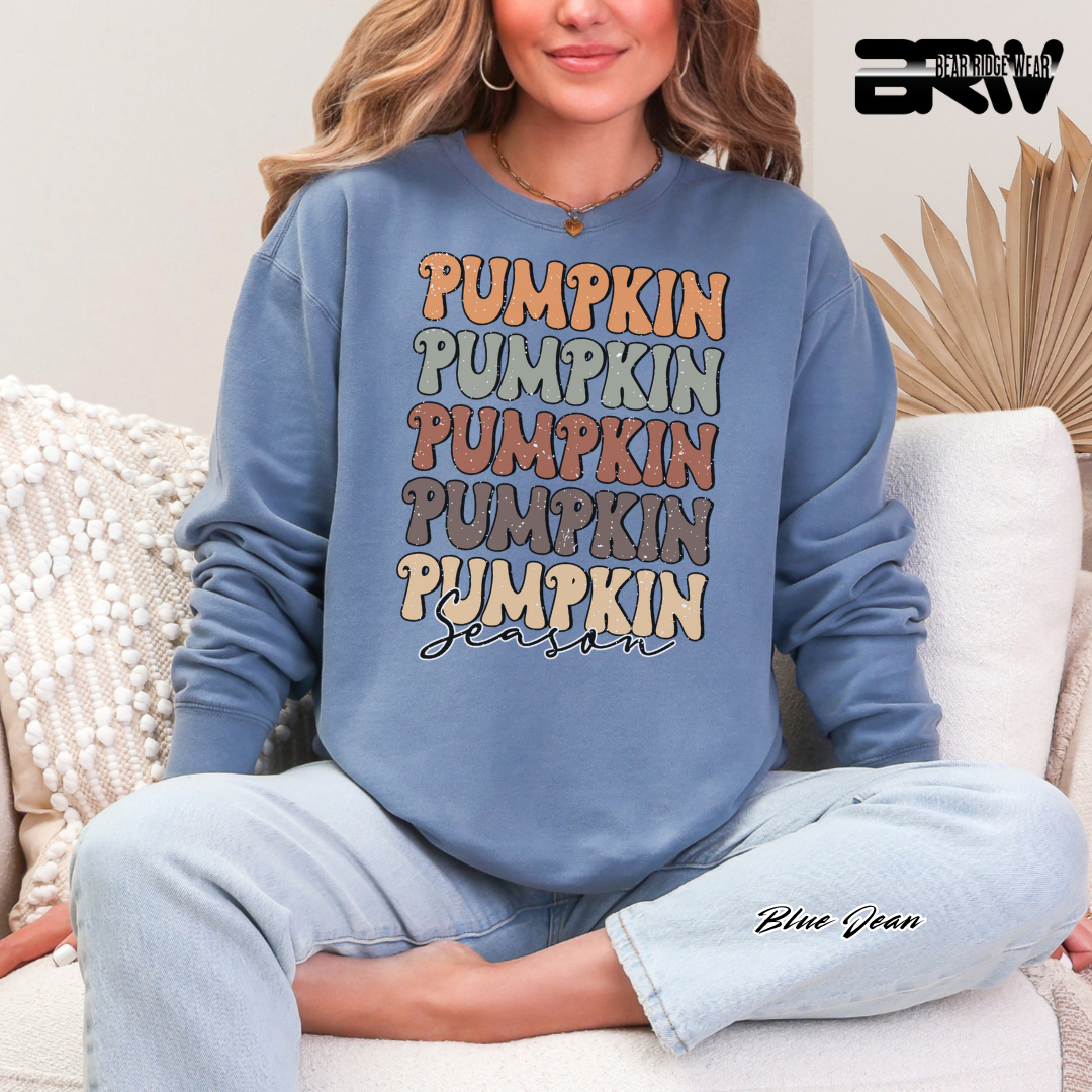 'Pumpkin Pumpkin Season' Fall Crewneck Sweatshirt