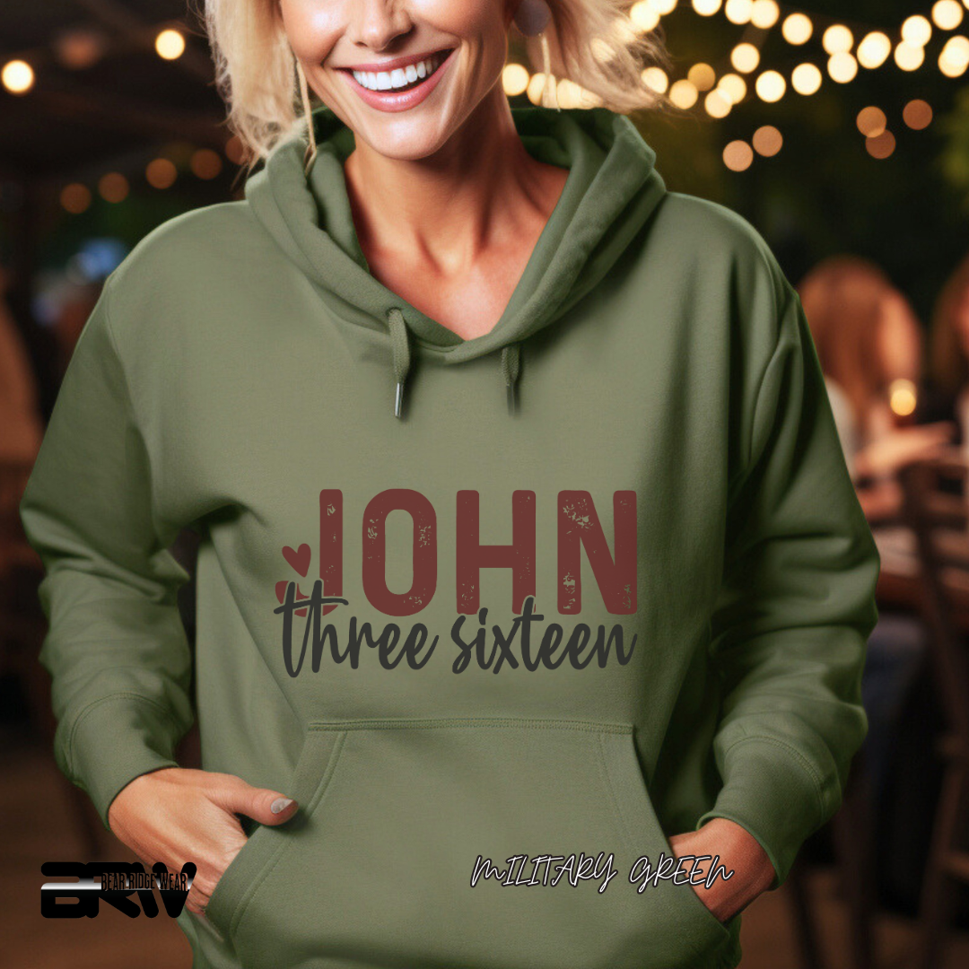 'John Three Sixteen' Faith Hoodie