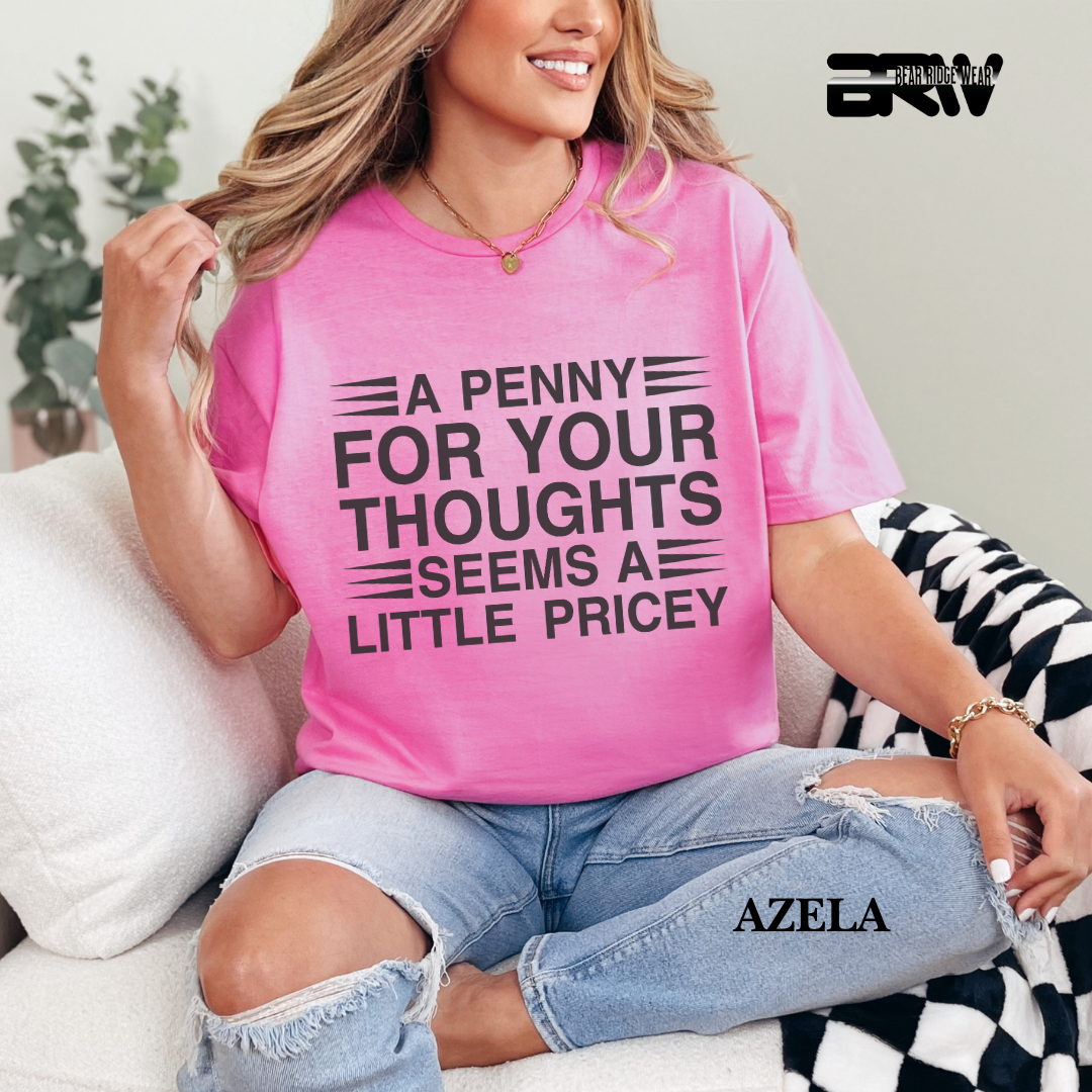 "A Penny For Your Thought Seems Pricey" Everyday Tee