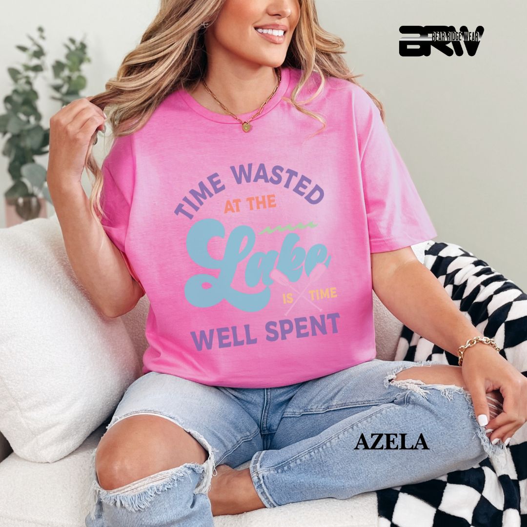 'Time Wasted At The Lake'  Summer Tee