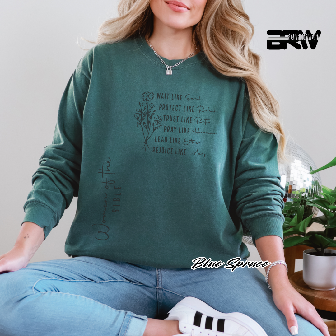 'Women of the Bible' Long-Sleeve Faith Tee