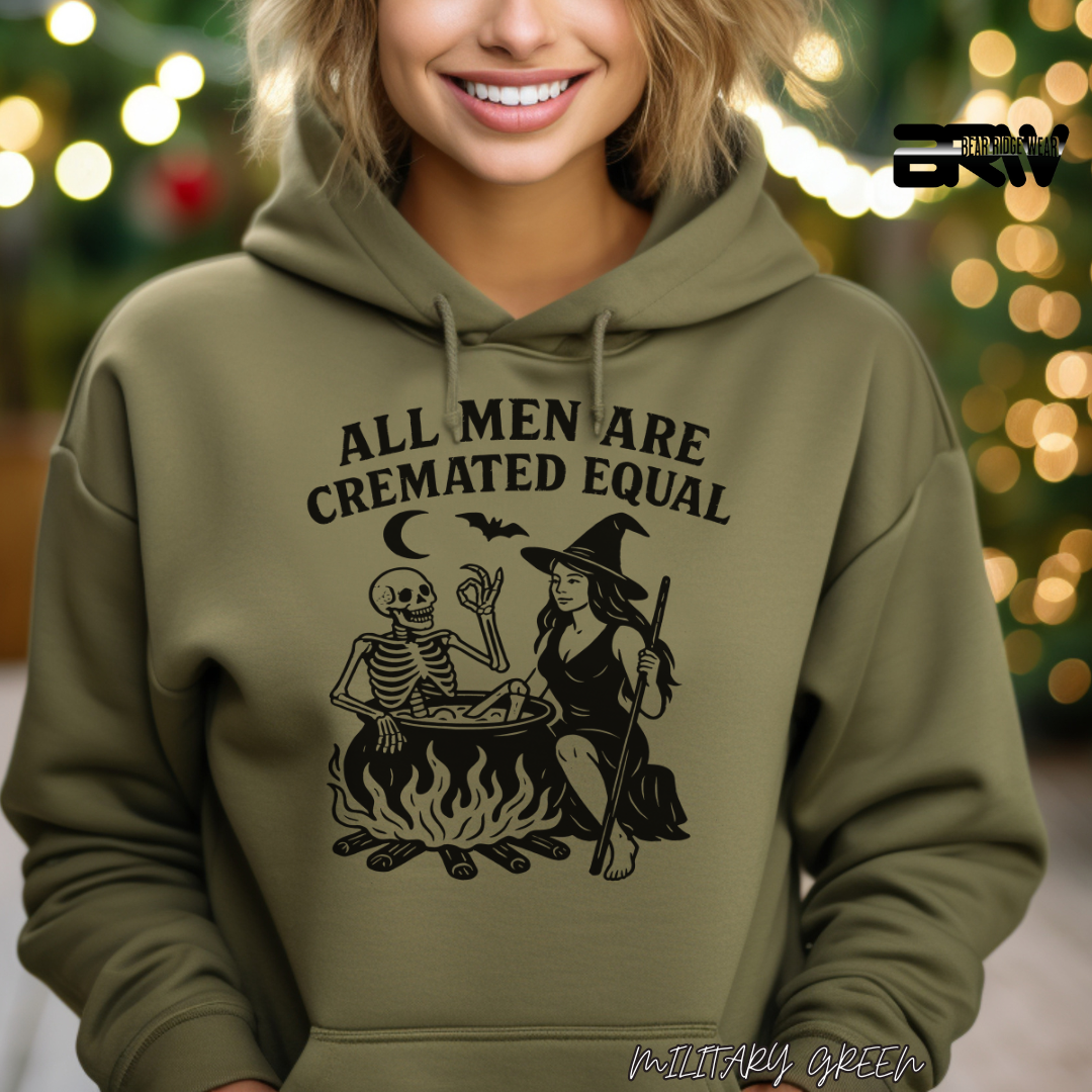 'All men are cremated equally' Fall Hoodie