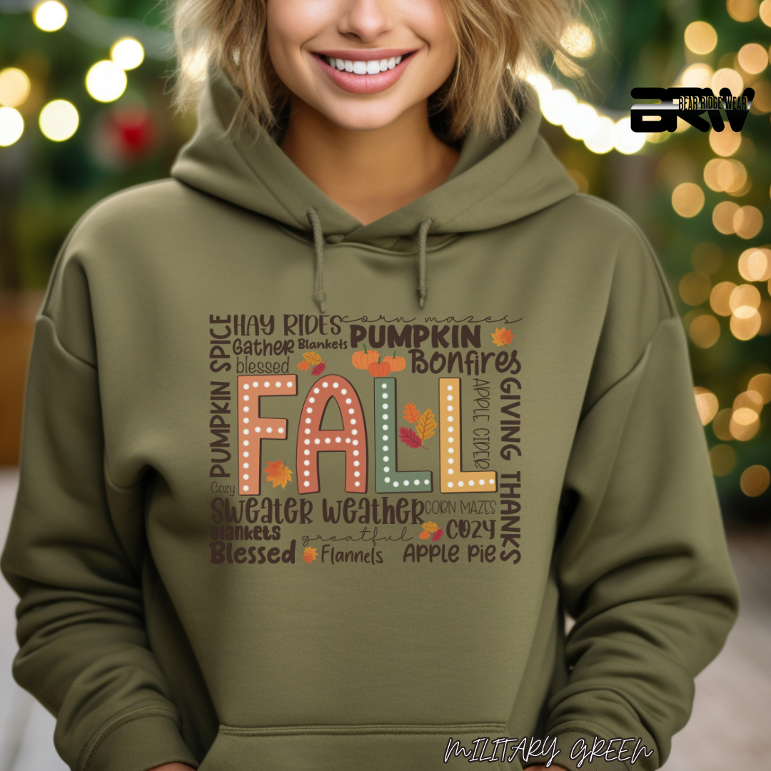 'Fall Hay Rides etc' Fall Hoodie
