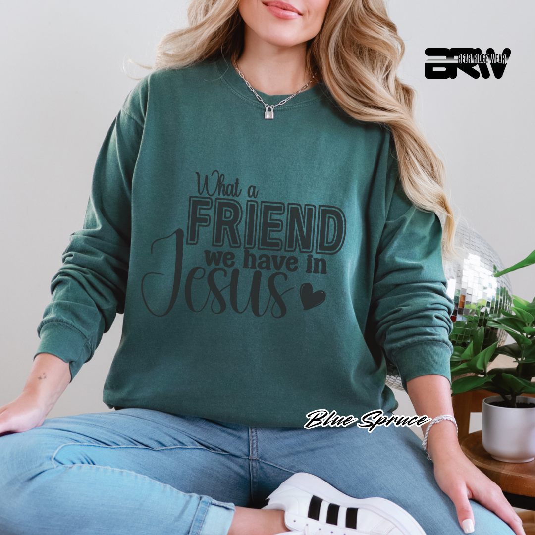 'What A Friend We Have In Jesus' Long-Sleeve Faith Tee