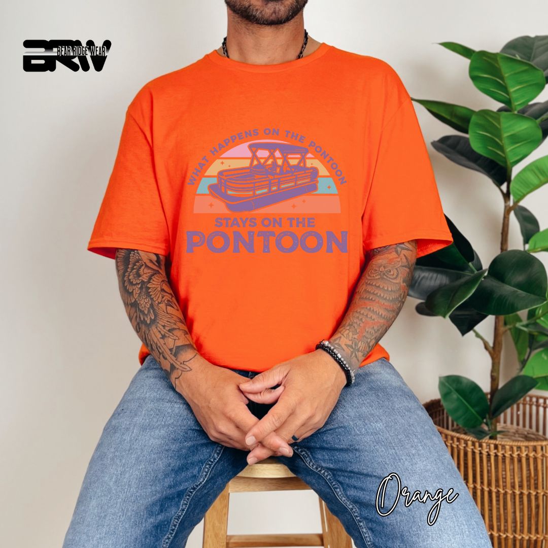 'What Happens To Pontoon' T- Shirt