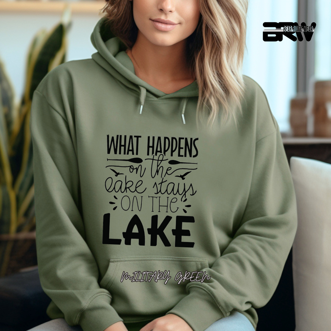'What happens on the lake' Hoodie