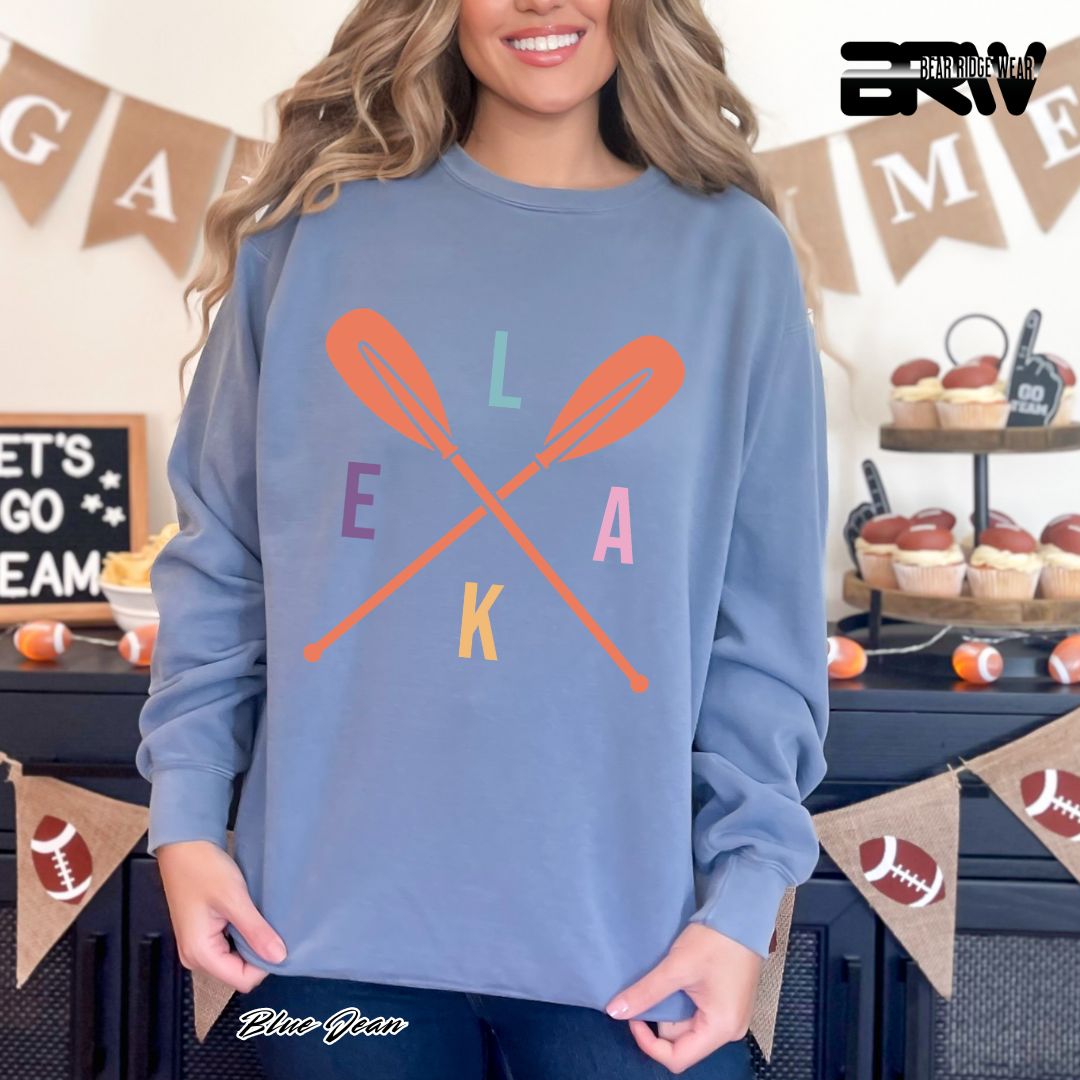 'Lake-Oars' Summer Crewneck Sweatshirt