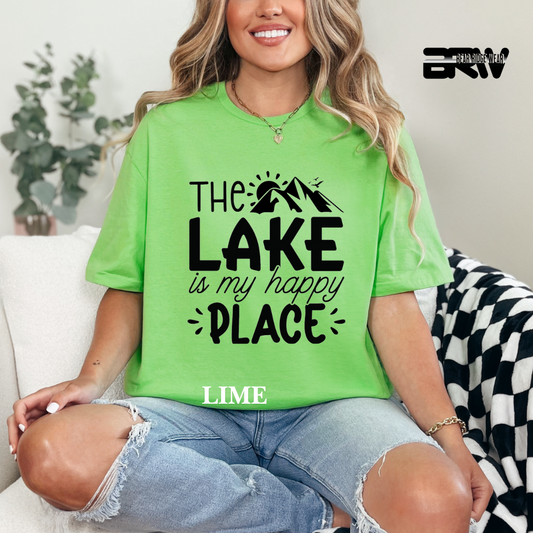 "The Lake is My Happy Place" Tee