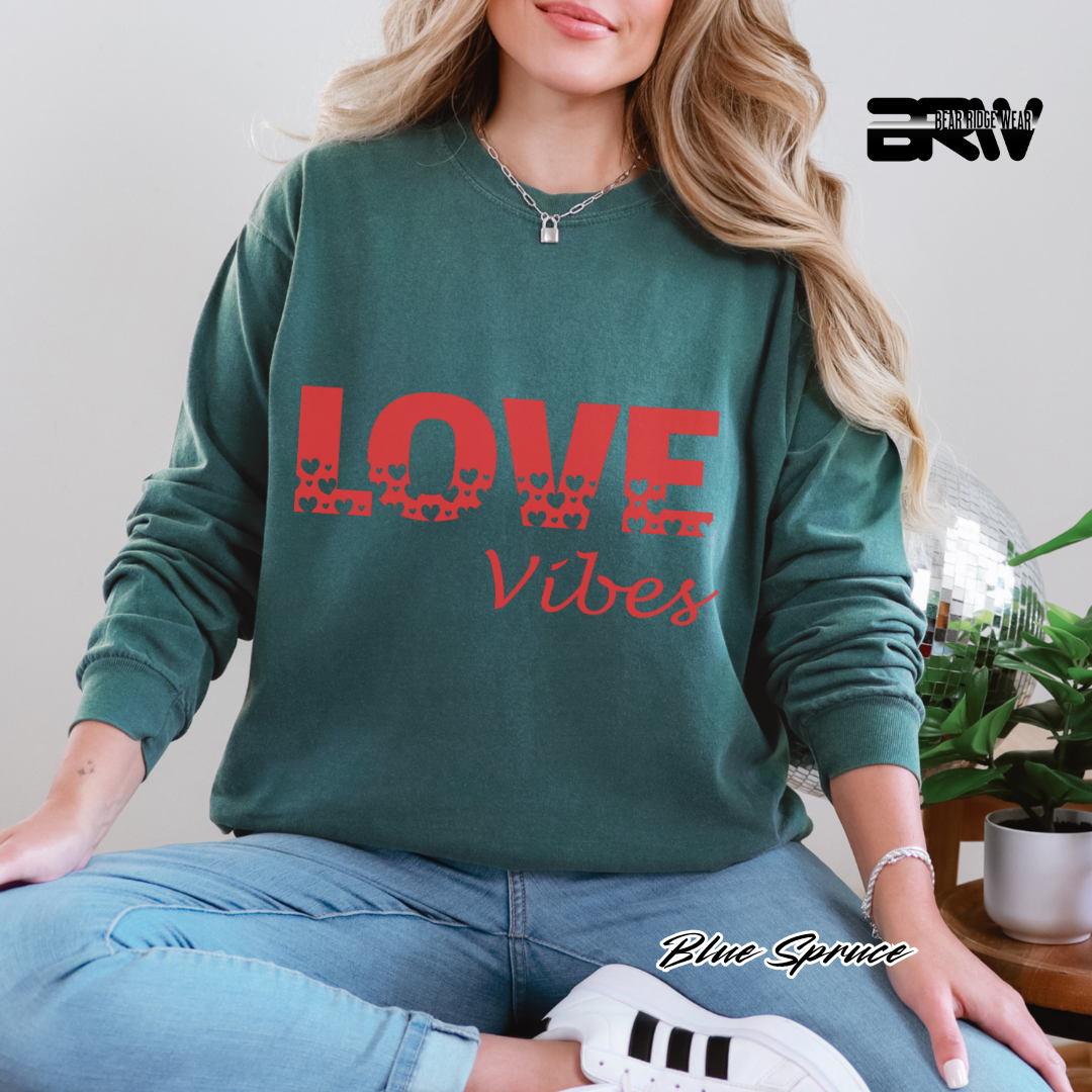 'Love Vibes' Long-Sleeve Tee