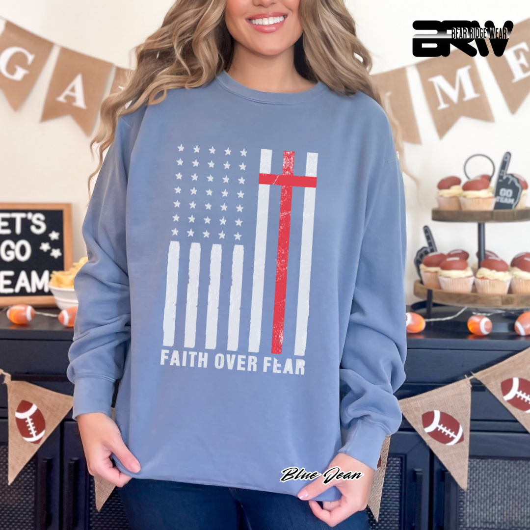 'Faith Over Fear' Faith Crewneck Sweatshirt