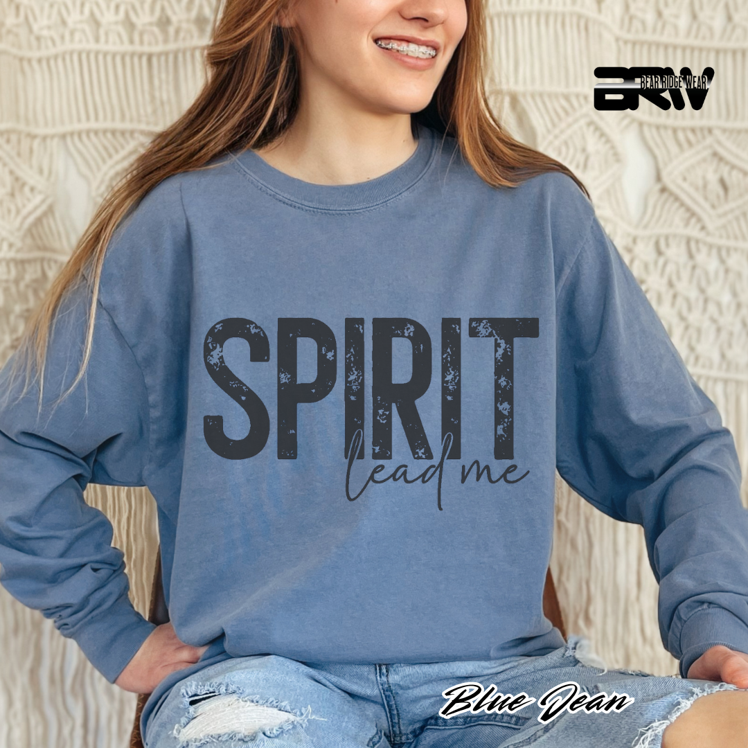 'Spirit Lead Me' Long-Sleeve Faith Tee