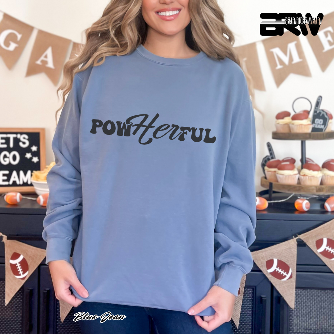 'PowHerful' Faith Crewneck Sweatshirt