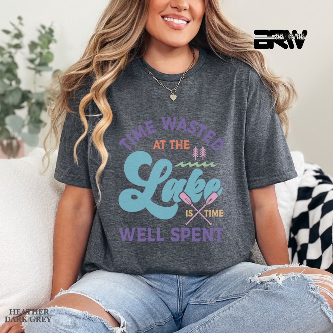 'Time Wasted At The Lake' Summer Tee