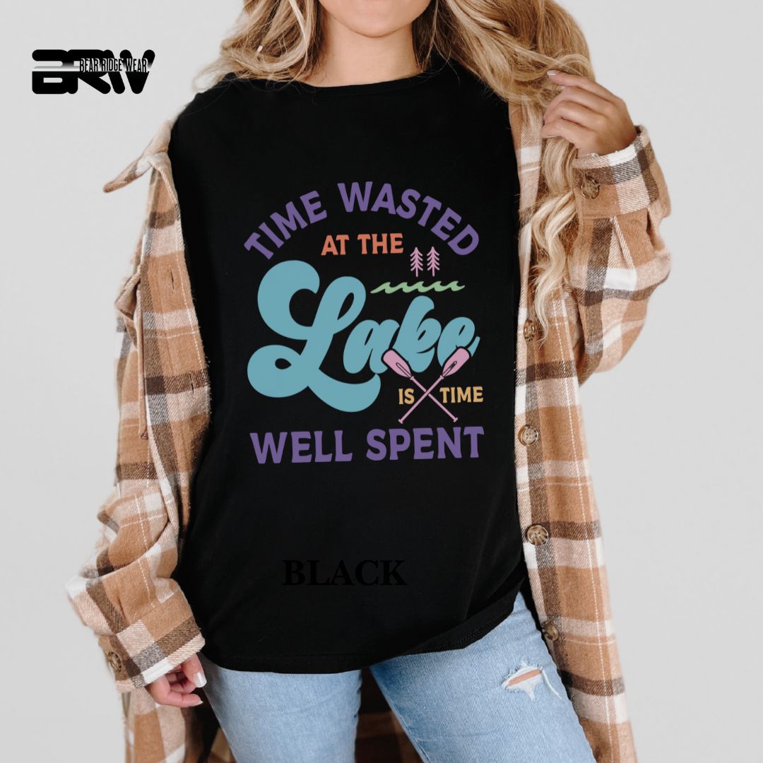 'Time Wasted At The Lake'  Summer Tee