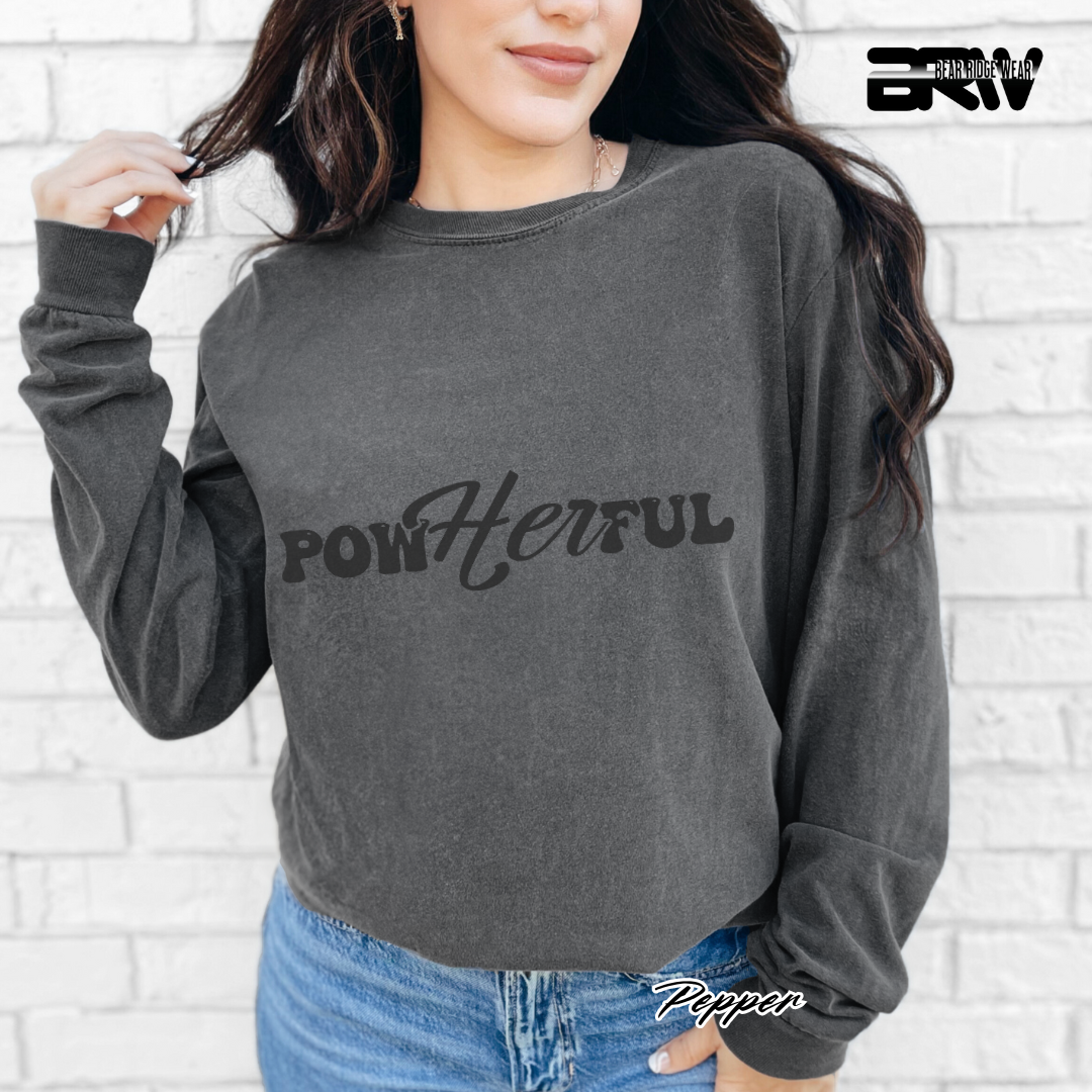 'Powherful' Long Sleeve Faith Tee