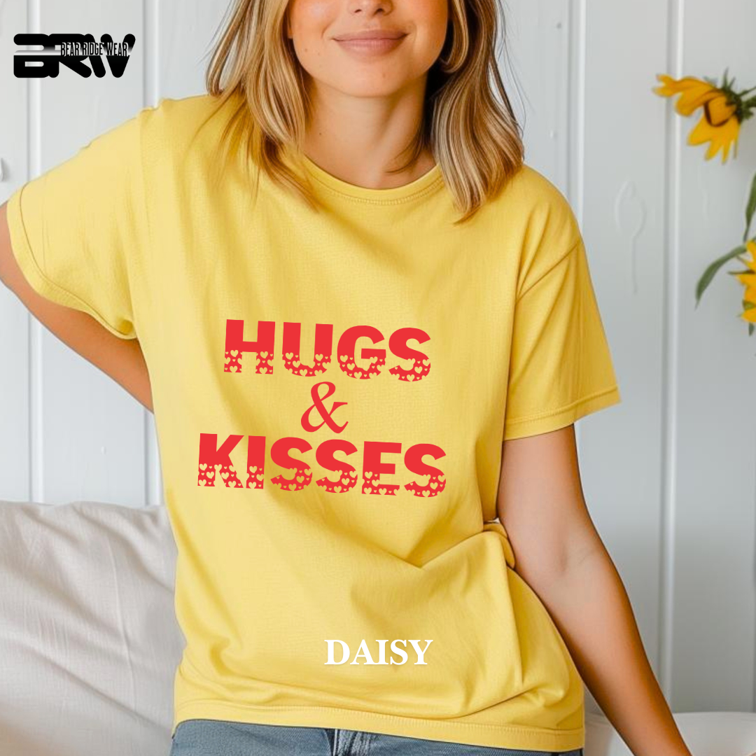 'Hugs and Kisses' Red Tee