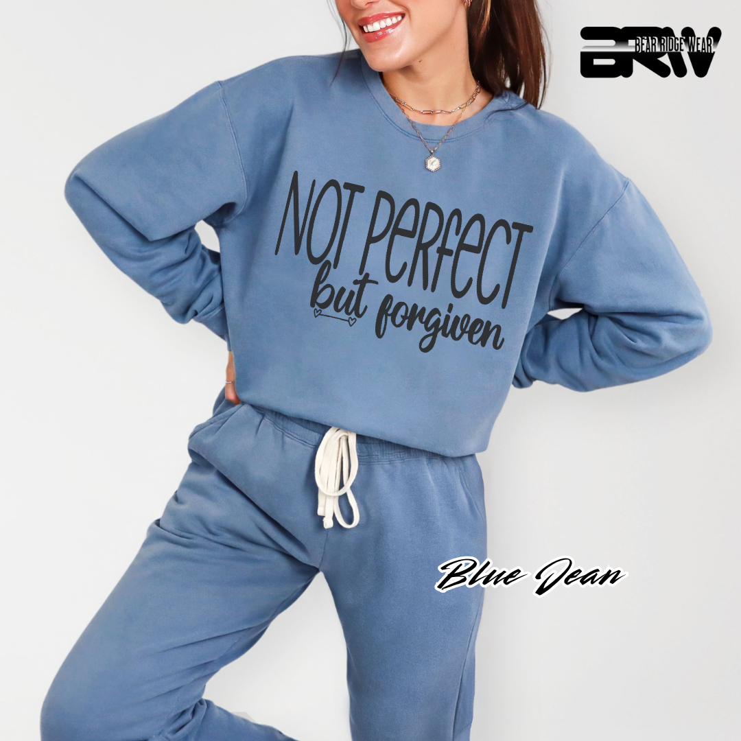 'Not Perfect But Forgiven' Faith Long-Sleeve Tee