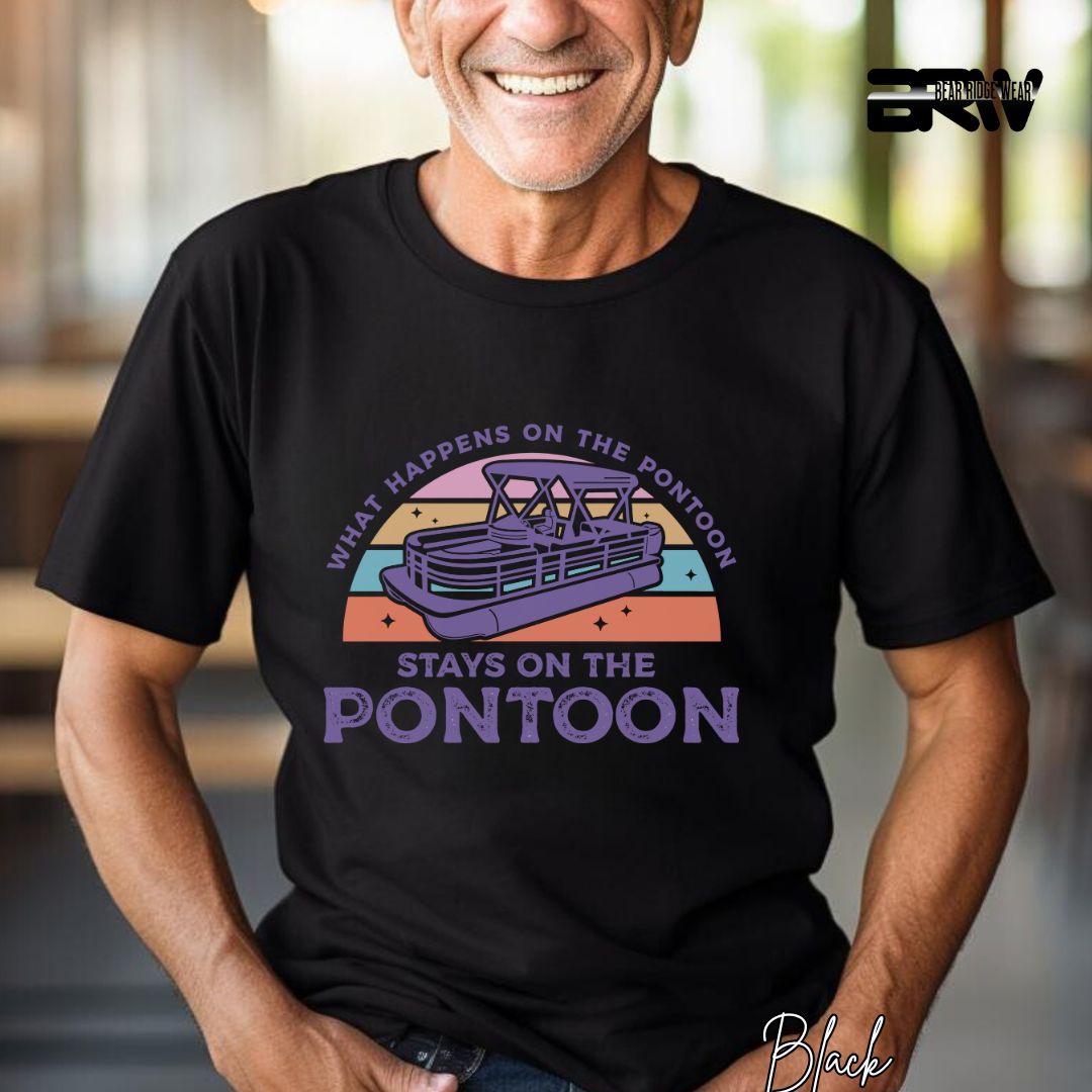 'What Happens To Pontoon' T- Shirt