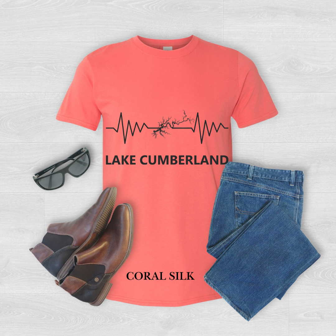"Lake Cumberland Map" Tee