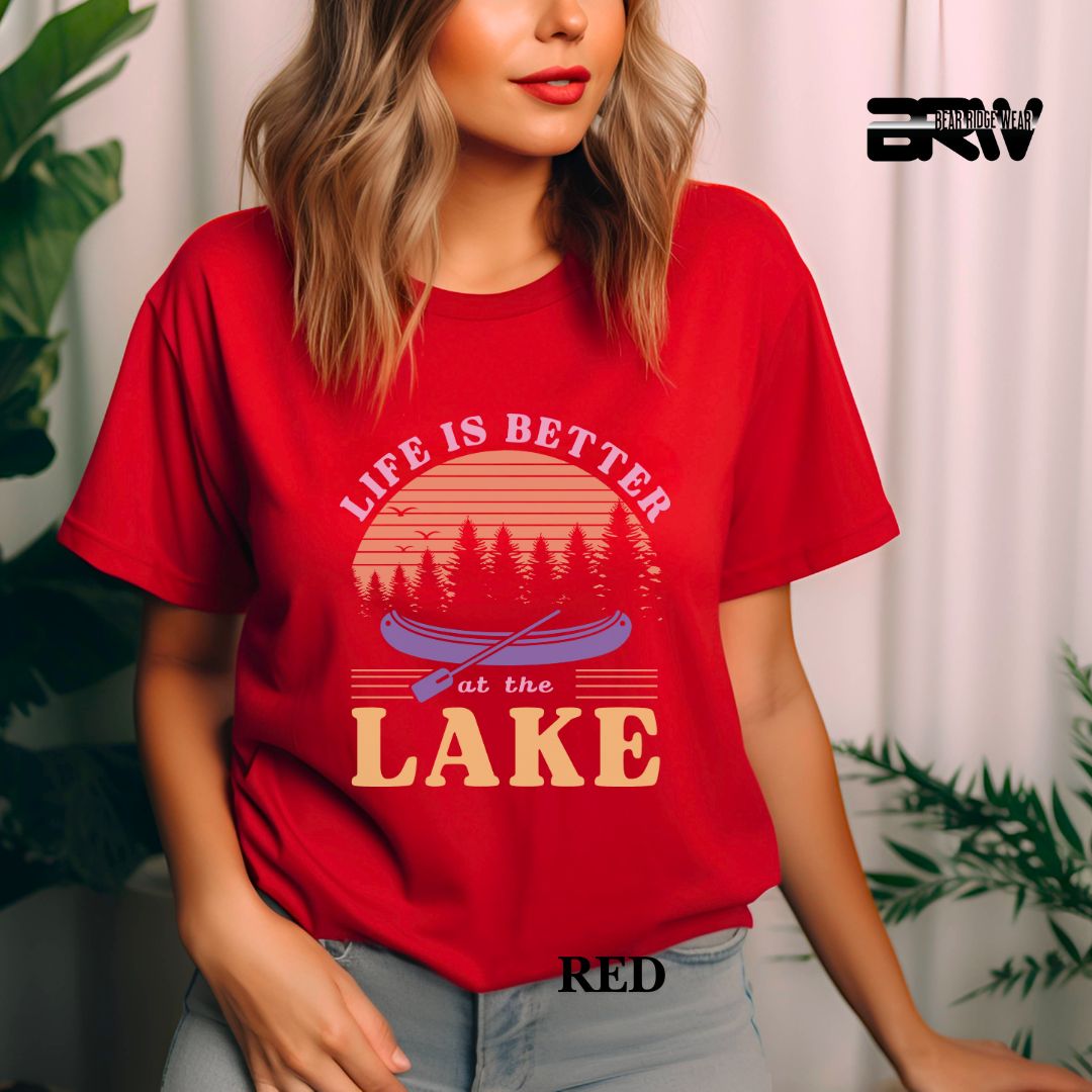 'Life Is Better At The Lake '  Summer Tee
