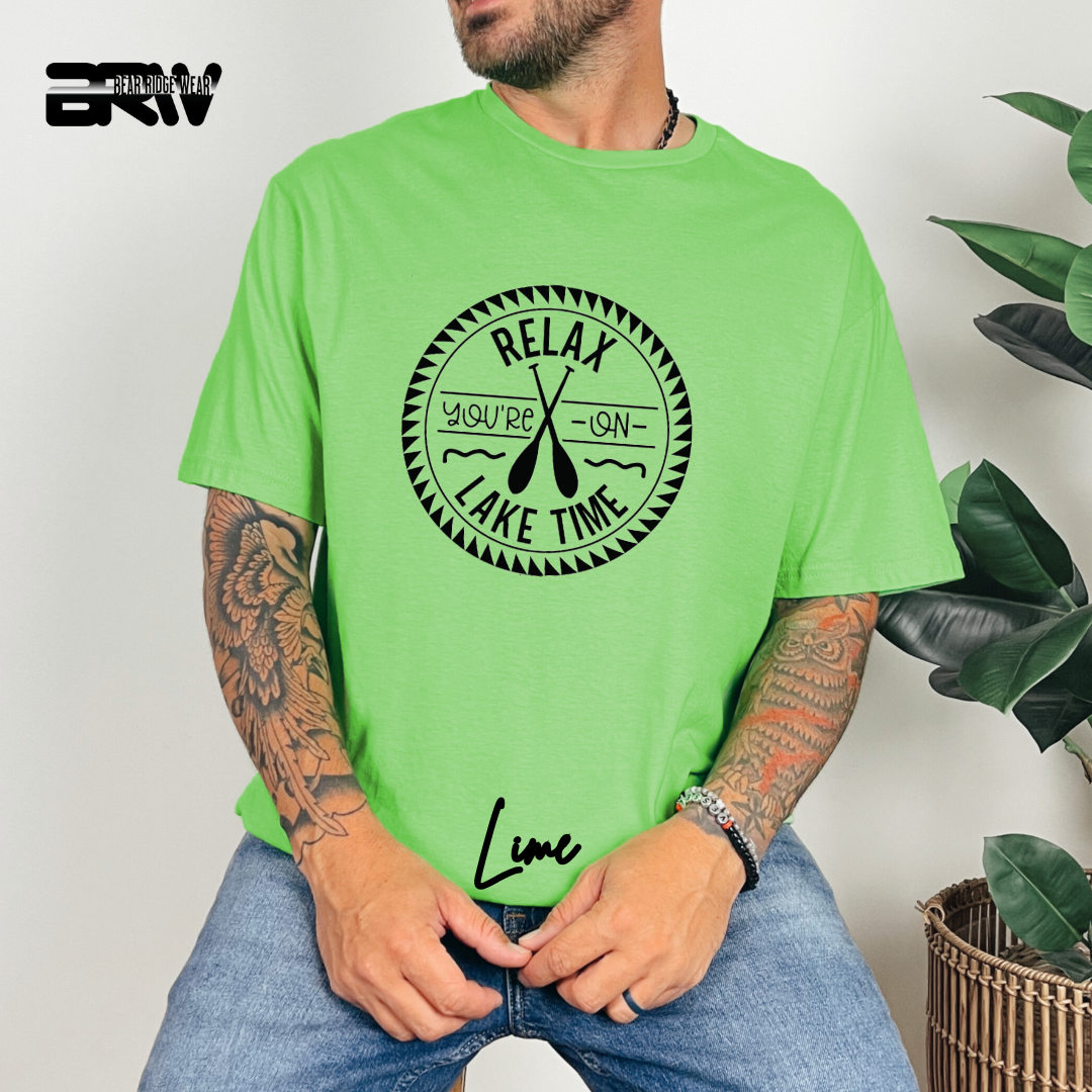"Relax, You're on Lake Time" T-Shirt