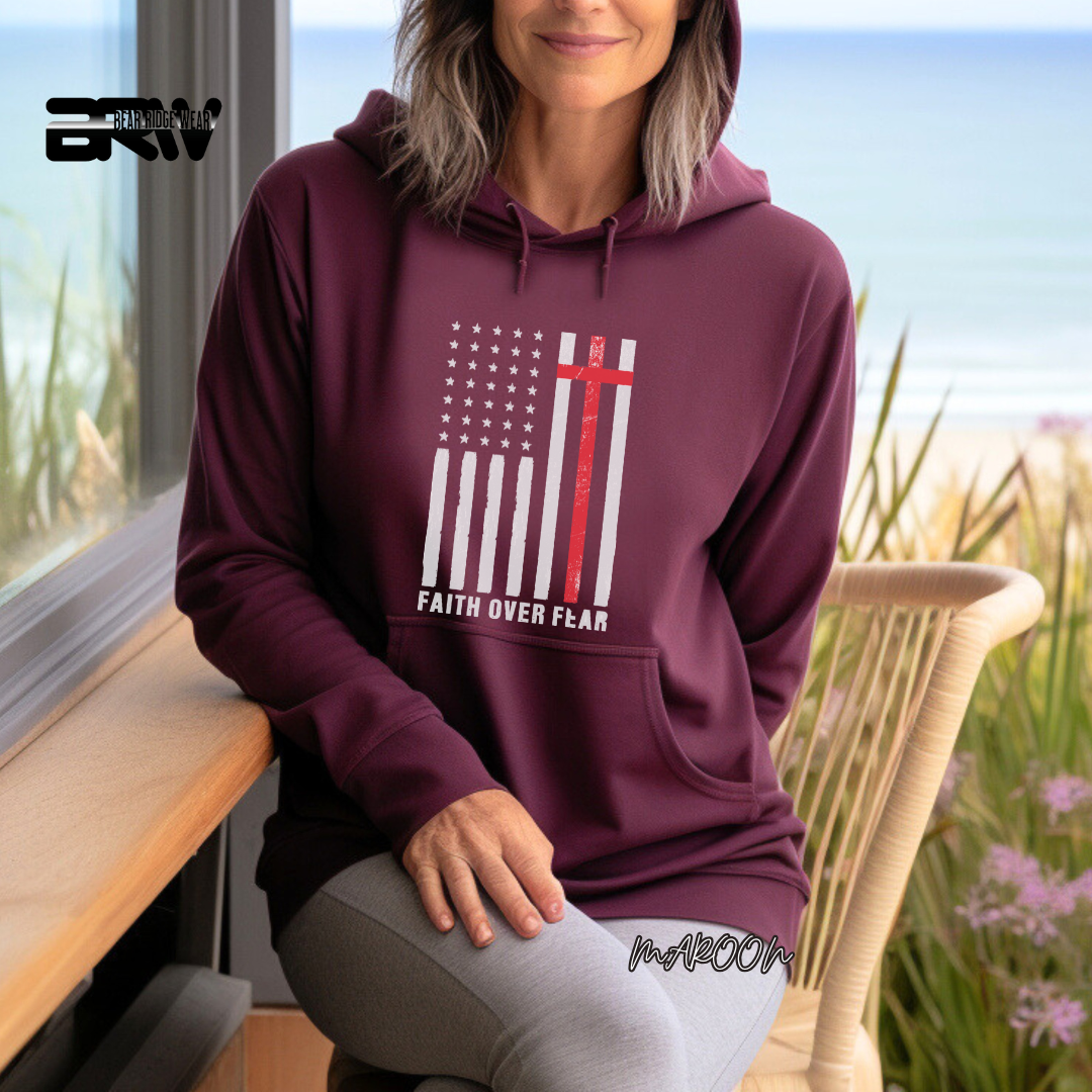 'Faith Over Fear' Faith Hoodie