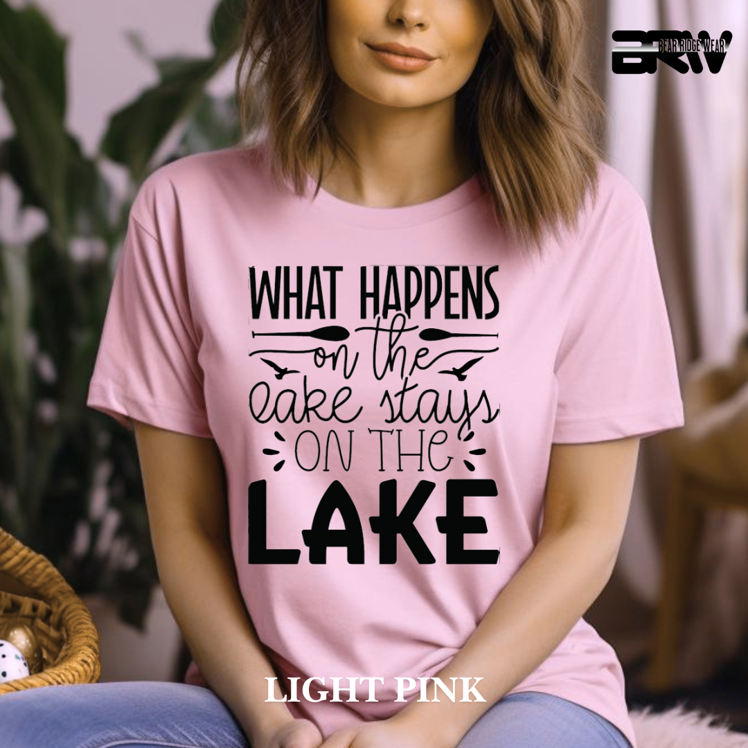 "What Happens On The Lake" Tee