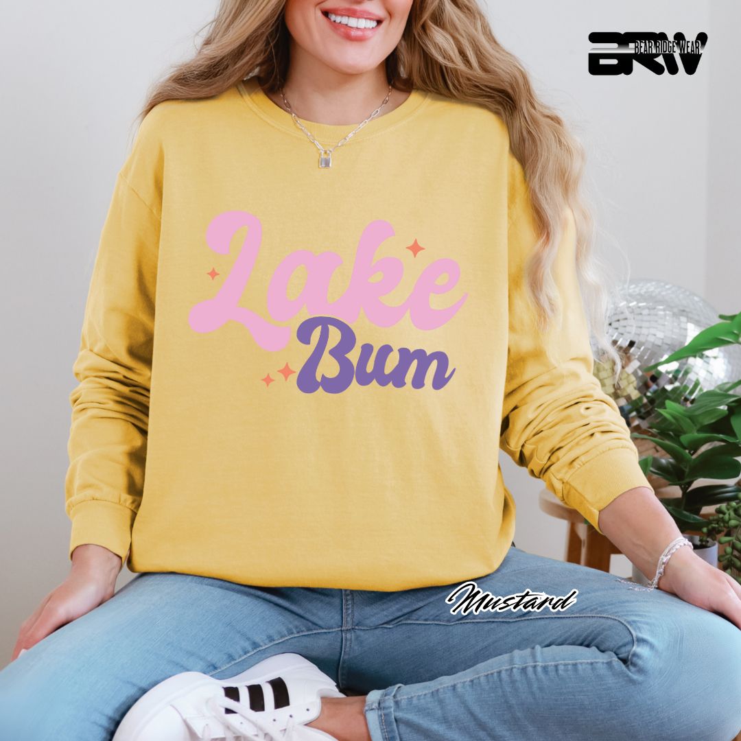 'Lake Bum' Summer Long Sleeve Tee