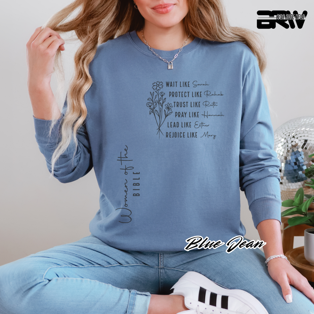 'Women of the Bible' Long-Sleeve Faith Tee