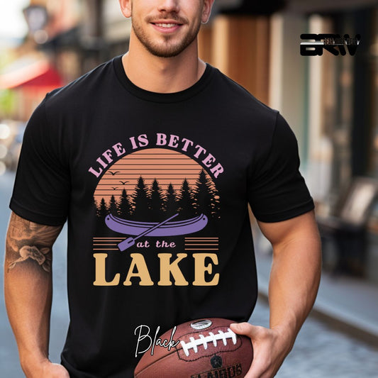'Life Is Better At Lake' Summer T- Shirt