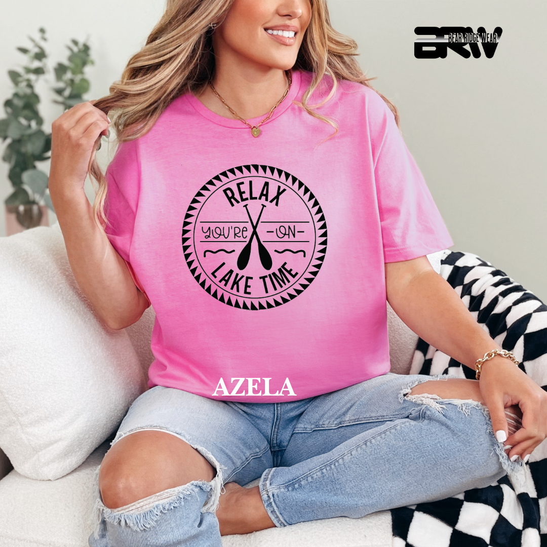 "Relax Your on Lake Time" Tee